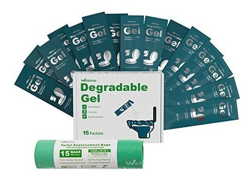 En La Webetop Degradable Gel Poo Polvo Rv Tratamiento Ly5le