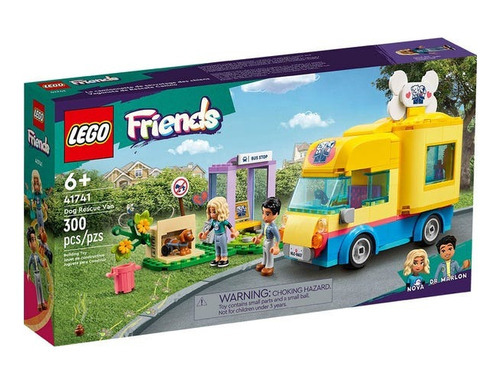 Kit Lego Friends Furgoneta Rescate De Perros 41741 Cantidad de piezas 300