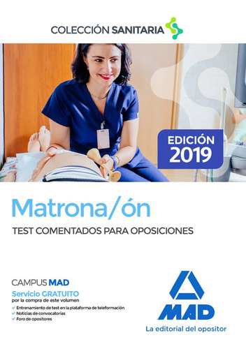 Libro Matrona/on Test Comentados Para Oposiciones - Rodrã...