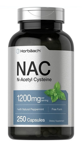 Nac 1200mg Americano Puro N Acetyl Cisteina Sin Gluten Pura