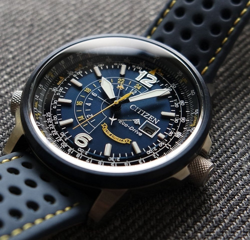 Imagen 5 de 6 de Citizen Promaster Nighthawk Leather Bj7007-02l ¨¨¨¨dcmstore