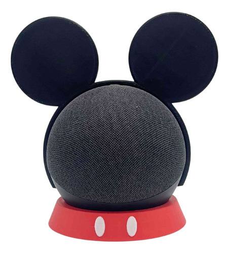 Soporte Alexa Echo Dot 4ta/5ta Gen Echo Pop Mickey Mouse Blanco