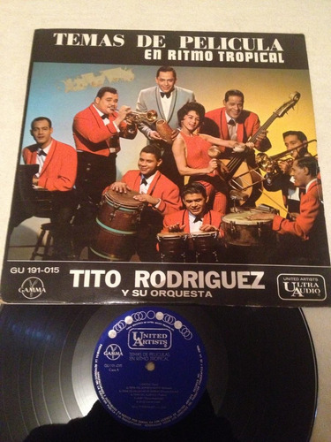 Tito Rodriguez Temas De Pelicula Disco De Vinil Originales 