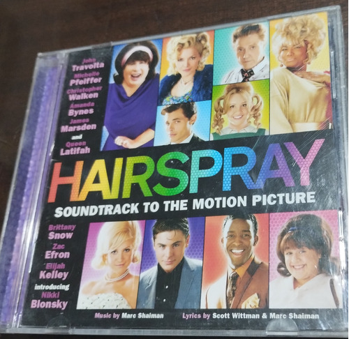 Hairspray  Cd Soundtrack De La Pelicula