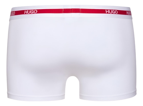 Boxer Hugo Elastico Con Logo Cotton Stretch Suave Original