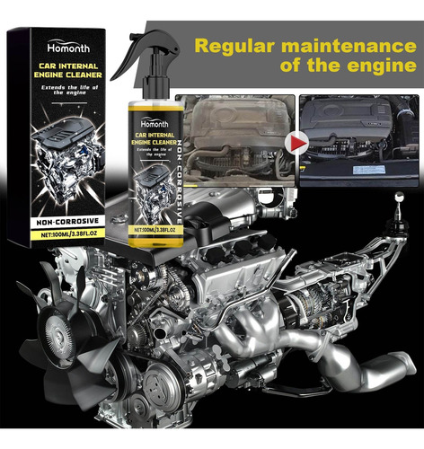 Limpiador De Motores De Automóviles Detergente Efectivo Para
