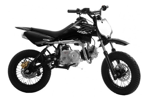 Mini Moto Pro Tork Tr125 F Supermotard Black Preta