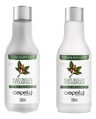 Kit Shampoo E Condicionador Naturelly Vitamina E Capely