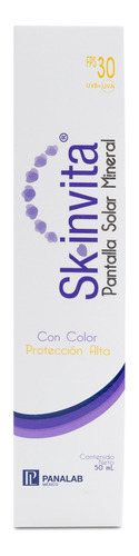 Skinvita Protector Solar Mineral Fotoprotección Con Color