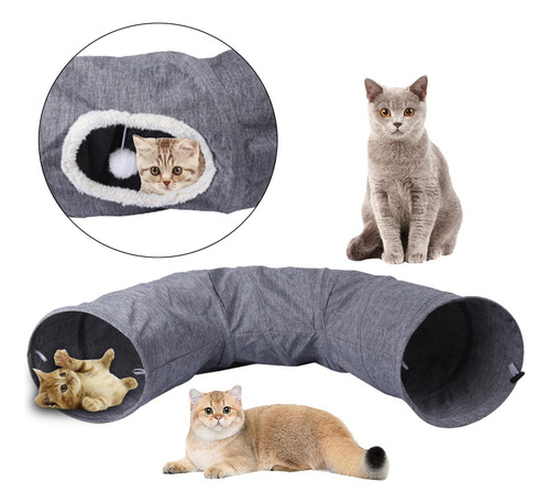 Cwa TĂșnel Plegable Para Gatos, Gatito, Conejo, Esconde