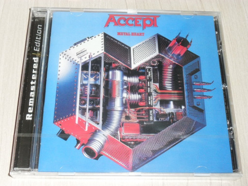 Cd Accept - Metal Heart 1985 (remasterización europea) Lacrado