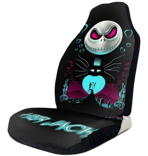 Imagen 5 de 6 de Juego De 2 Fundas Para Asientos De Coche De Pesadilla Antes