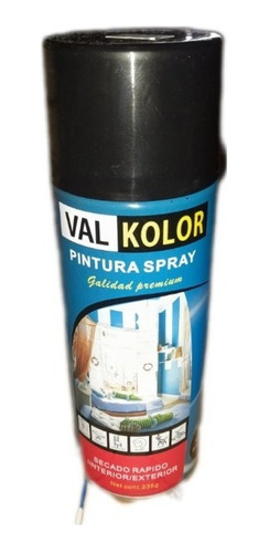 Pintura Spray Negro Opaco - Valkolor