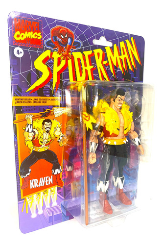 Kraven Cazador - Marvel Legends Spiderman Retro (Usado)