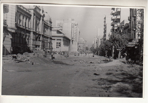 1971 Fotografia Real Arreglos Avenida 18 De Julio Montevideo