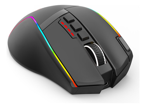 Mouse Gamer Redragon Swain Wireless M915rgb-wl Preto Preto