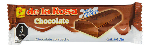 Chocolate Con Leche Estilo Suizo De La Rosa 21g
