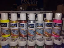 Comprar 3 Pinturas Acrilicas Metalizada Decorativas Eq Arte 50c