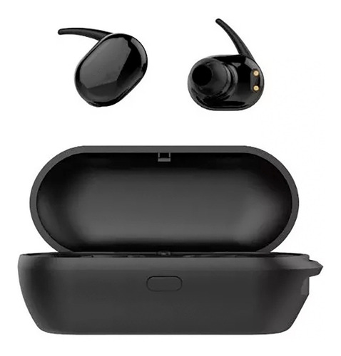 Mini Audifonos Bluetooth 5.0 Stereo Manos Libres Color Negro