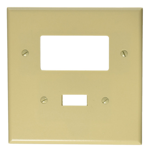 Gfci Dispositivo Combinacion Wallplate Oversized Para Plana