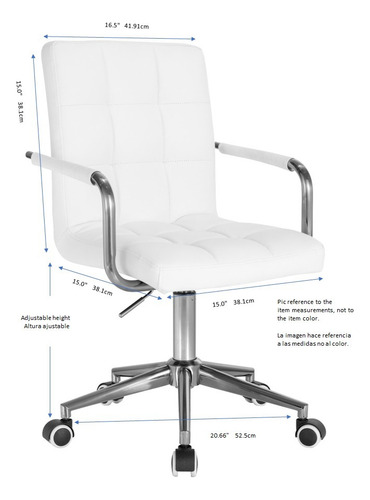 Silla De Oficina Terciopelo Con Brazo En Cromo Dorado Color Rosa