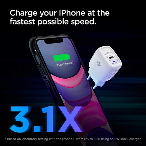 Imagem 3 de 4 de Carregador De Parede Spigen Gan Powerarc Arcstation De 20w