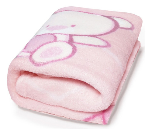 Manta Bebe Menina Cobertor Microfibra Passeio Frio