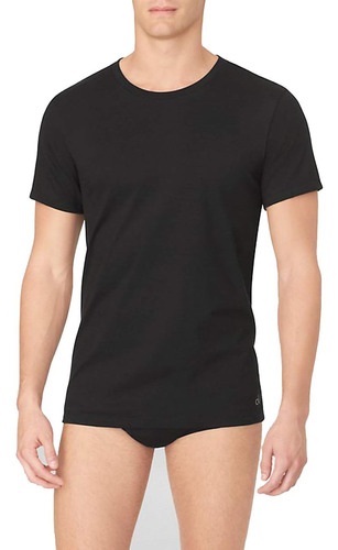 Calvin Klein Camiseta Clásica De Manga Corta Con Cuello Redo