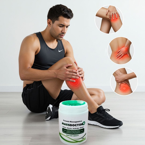 Pomada Massageadora Com Mentol E Arnica Para Dor Nas Juntas