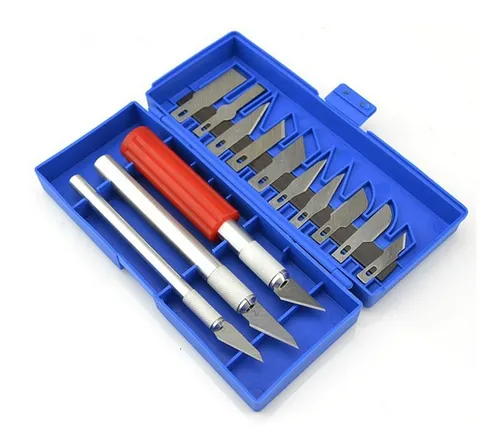 comprar Set Bisturi Cuchillos Maqueteria 13 Pcs
