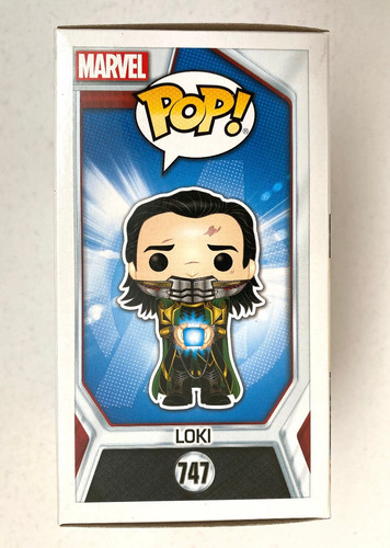 Funko Pop Loki Tesseract Marvel Avengers Endgame Brilla 747