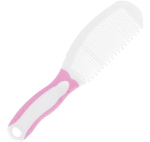 Imagem 6 de 6 de Kit Cortador Unha Escova Cabelo Pente Cuidado Bebê Rosa Buba
