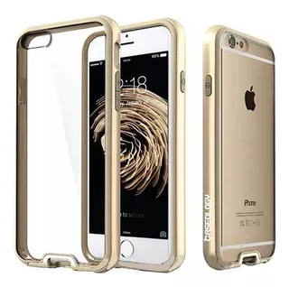 . Funda Caseology Fusion Oro Para iPhone 6 Transparente