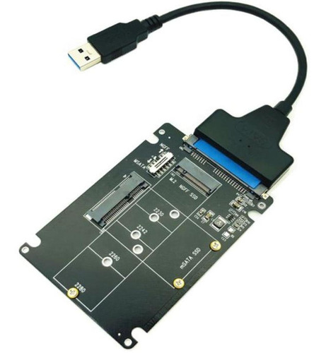 Adaptador De Tarjeta M.2 Ssd, Mxyda-001, 1pza, 2 En 1, Usb,