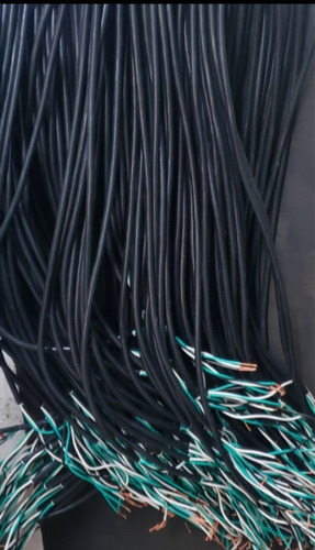 Cable De Uso Rudo 3x18 De 1.80 Mts. Con Clavija, Pack De 12.