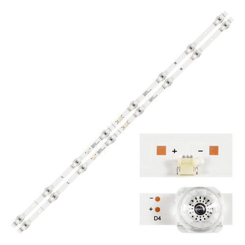 Dt Kit Leds 40a4hv 40a4h 40a4gv 40h5g (8leds)-aluminio Nuevo