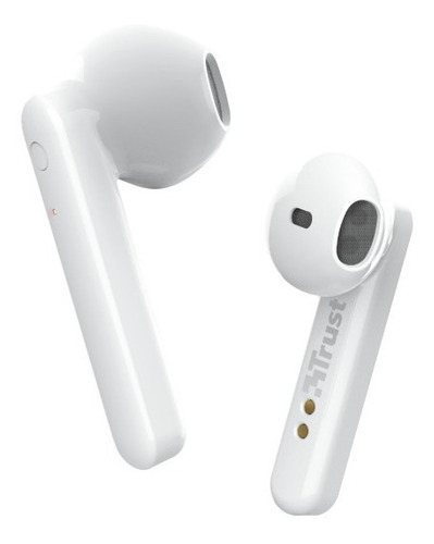 Audifonos Bluetooth Trust Primo Touch Blancos Color Blanco