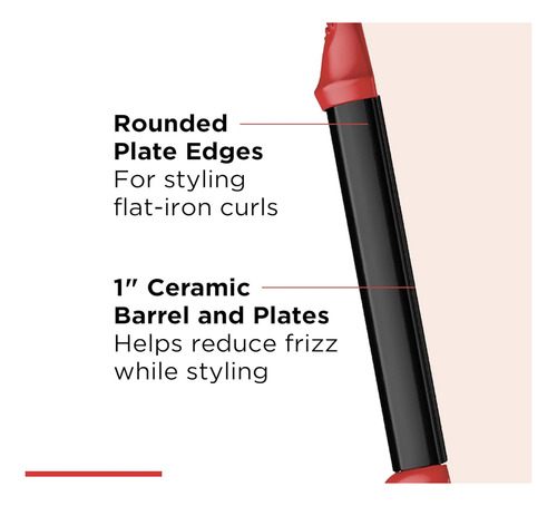 Revlon Plancha De Ceramica 2 En 1 Alaciadora Y Rizadora