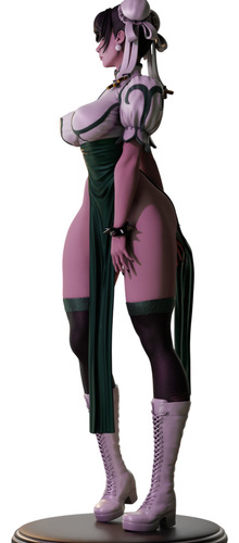 Chun Li Nsfw Base Redonda Street Fighter - Impre 3d