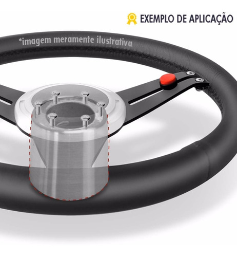 Imagem 5 de 5 de Cubo Alumínio Palio Idea Marea Stilo Brava Fiorino 05/...