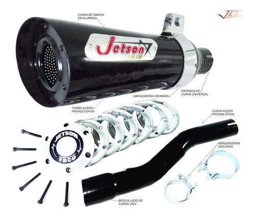 Escape Jetson Mk-ztrap/negro Dr650