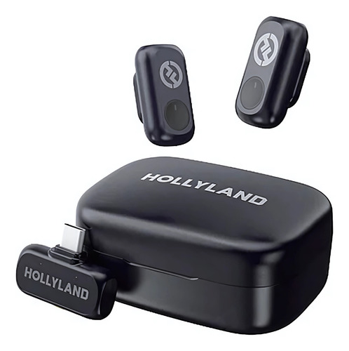 Microfone Hollyland Lark A1 Duo Usb-c Preto