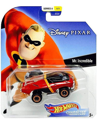Imagen 1 de 2 de Hot Wheels Character Cars Disney Pixar Mr Incredible