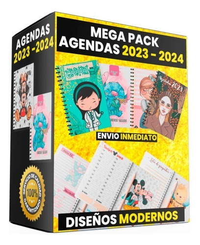 Megapack Agendas 2023-2024 Imprimible