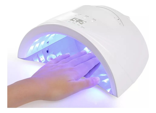 Lámpara De Uñas Inalámbrica Uv Led De 48 W, Recargable, Gel