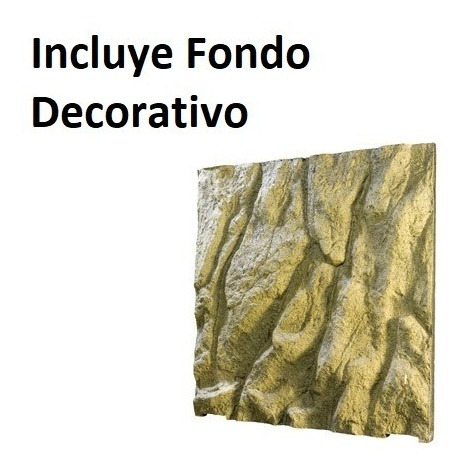 Imagen 8 de 10 de Terrario P/ Reptiles Insecto Small Wide Exo Terra 45x45x45cm