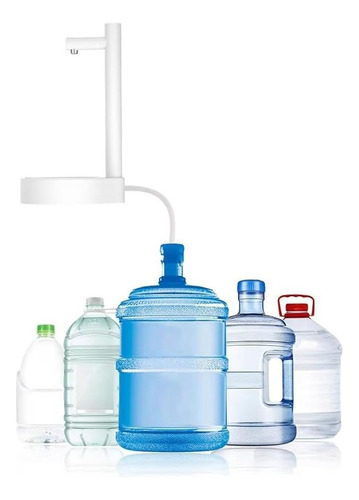 Dispenser De Agua Recargable 5v Para Bideones Y Botellones Blanco