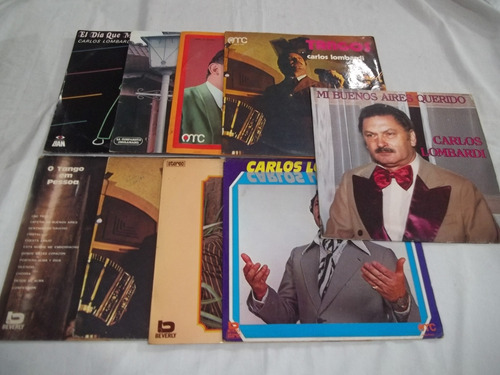 Lp Vinil - Carlos Lombardi - 9 Discos