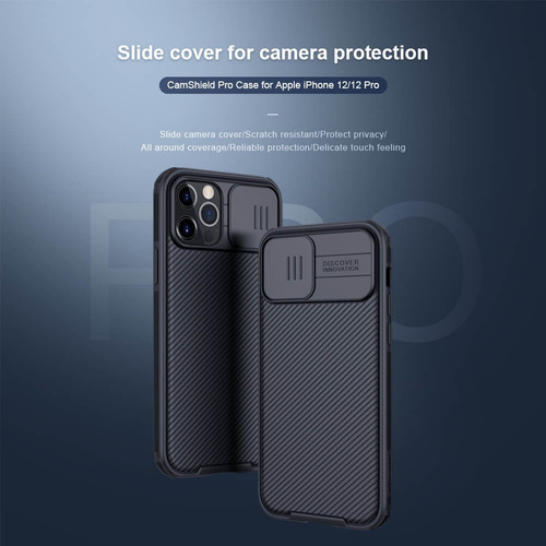 Imagen 5 de 10 de Carcasa Nillkin Camshield Pro Para iPhone 12 /pro/ Pro Max