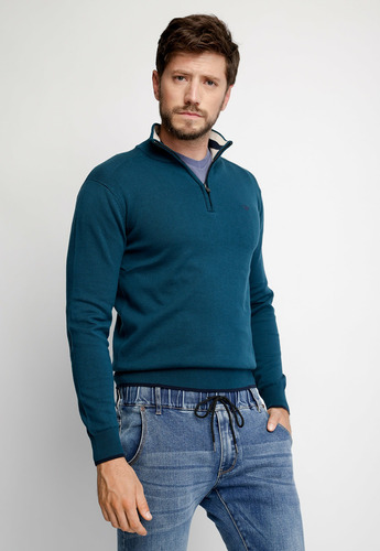 Sweater Hombre London Smart Casual Verde Fw 2023 Ferouch